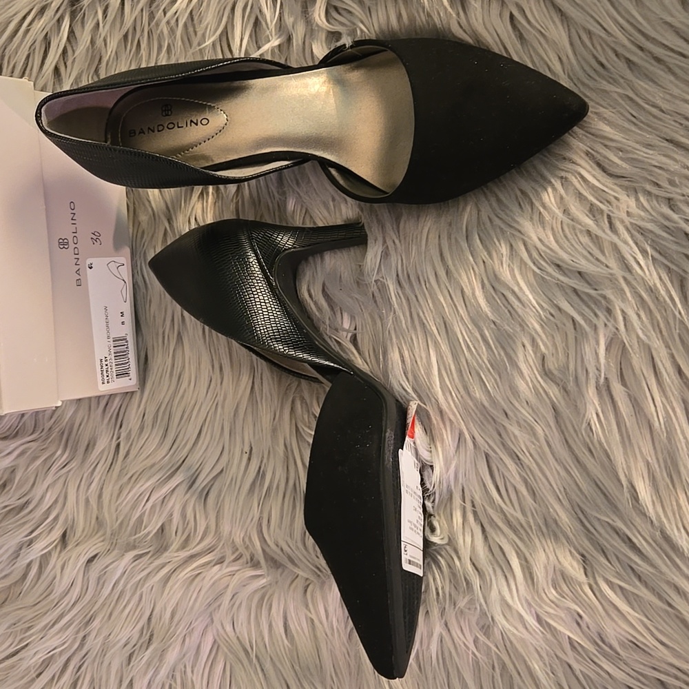Bandolino Black Pointed Toe Heels